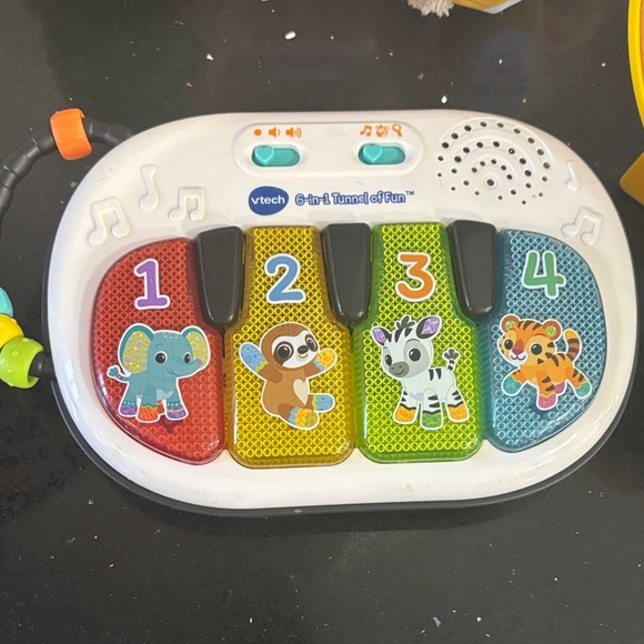 Interactive Plush Puppy and Musical Toy, animal sound wheel - Picture 2 of 4